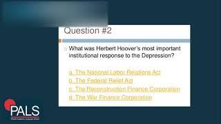 Free GED Social Studies Course Lesson 7 | The Great Depression