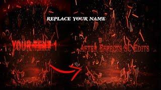 Wellcome to hell – Project for After Effects (Videohive) tutorial