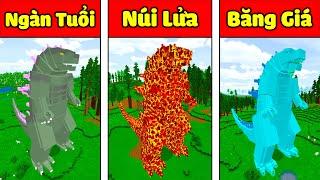 JAYGRAY SÁNG TẠO THÀNH CÔNG NHỮNG LOẠI GODZILLA SIÊU NGẦU TRONG MINECRAFT*THÍ NGHIỆM GODZILLA ️‍