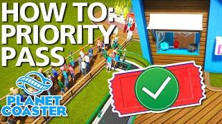 How to Build a PRIORITY PASS in Planet Coaster (Tutorial)