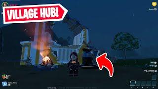 How to build a Village Hub in Lego Fortnite!