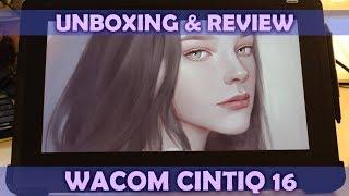 Unboxing and Review - WACOM CINTIQ 16 ($649 CINTIQ!!)