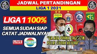 TERBARU! Izin Polri Terbit! Inilah Jadwal BRI Liga 1 2021