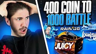 RAINGG 400 COIN TO 1000 BATTLE !?  RAINGG PROMOCODE 2025