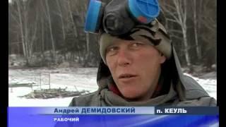 В п.Кеуль переносят кладбище.flv