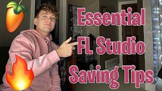 FL Studio Essential Saving Tips (Never Lose A Project Again!) 