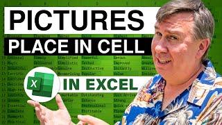 Excel - Picture Place In Cell - Episode 2606