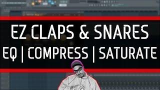 Fat, Easy, Quick EDM Clap & Snare Drum Processing (Intermediate)