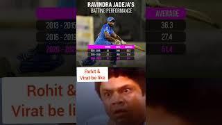 Rohit and virat shocked  after seeing this record of ravindra jadeja