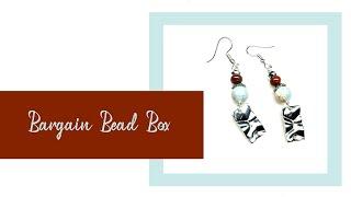 Bargain Bead Box July 2024 Unboxing and Simple Earring Tutorial!