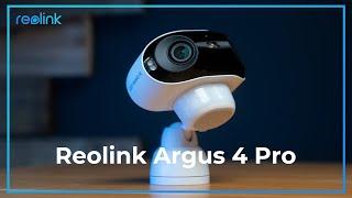 Introducing the Argus 4 Pro: The Industry-Leading Battery-Powered Security Camera!