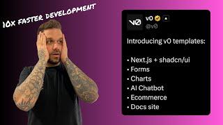 v0 New Feature! 10X Faster Development With Templates! 