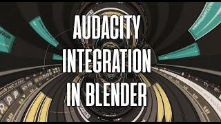 Sound editing in Blender Video Sequence Editor with Audacity integrated