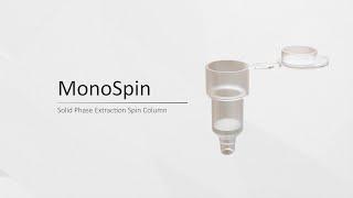 Solid-Phase Extraction spin column for biological samples MonoSpin