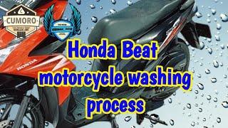 PROSES CUCI MOTOR HONDA BEAT