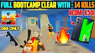 Redmi K50i Full Bootcamp Gameplay With 14 Kills | Redmi K50i Pubg Test | Redmi K50i Bgmi 90fps