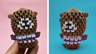 How to make a 3D Origami Teddy Bear - Beginners Step-by-Step Guide