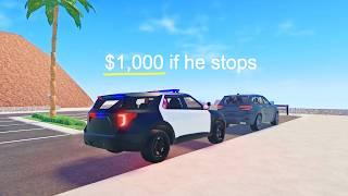 Pulling People Over, Then Giving Them Robux