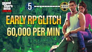 GTA 5 RP Glitch | Early Game RP & Money Glitch | 60,000 RP Every Min!