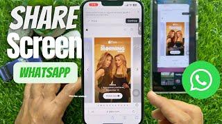 How to Share your iPhone Screen via WhatsApp