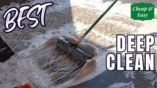 Cheap/Easy DIY Rug Cleaning + High Traffic Carpet Cleaning + Restoration