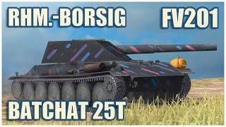 Rhm.-Borsig WT, FV201 (A45) & BatChat 25t • WoT Blitz Gameplay