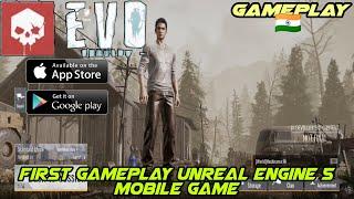 Project EVO First Android Gameplay In Hindi | First Unreal Engine 5 Mobile Game | Open-World |