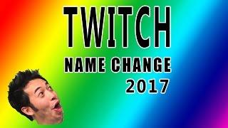 Twitch.Tv Name Change Tutorial 2017-2018 [WORKING]