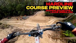 GoPro: WE'RE FLYIN!! Course Preview w/ Jackson Goldstone + Laurie Greenland | Red Bull Hardline 2024