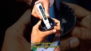 We Tested the TDS Level in Drinking Water #shorts #quality #testy #viralvideo #trending