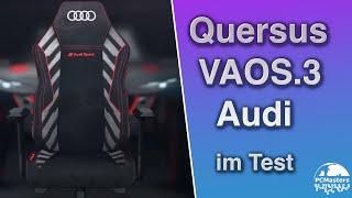 Audi Gaming-Stuhl für Motorsportfans - Quersus VAOS 3 Audi im #test #audi #gamingstuhl