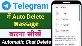 Telegram Massage Auto Delete Enable Kaise Kare | How To Use Auto Delete Feature in Telegram