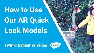 How to Use Our AR Quick Look Models