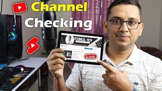 Technical View Live : Channel Checking with Channel Issue