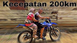 Prank nenek bawa motor kecepatan 200km Auto ngucap ngucap ngakak Abis