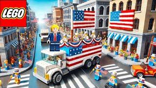 I Made Parade Float for Presidential Election | Donald Trump vs Kamala Harris  Lego Auto Tech