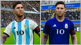 PES 2021 - UNIFORME SELECCIÓN ARGENTINA COPA DEL MUNDO QATAR 2022 - OPTION FILE PS4 PS5 PC KIT JPKIT