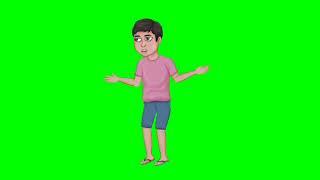 boy green screen video | boy cartoon video | boy green screen | cartoon green screen video #cartoon