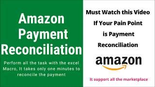 Amazon Payment Reconciliation on the Basis of Amazon MTR Report | Merchant Tax Report