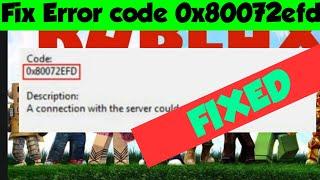 How To Fix Error Code 0x80072efd Windows || 2022