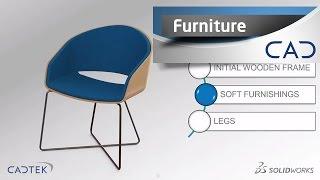 Designing a chair in SolidWorks - free tutorial