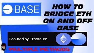 How to BRIDGE Eth on and Off CoinBase Base Chain