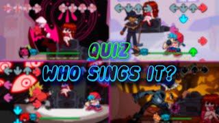 [QUIZ] FnF but Every Opponent's Turn a Different Character Sings It