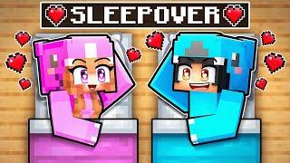 Omz & Lily SLEEPOVER in Minecraft!