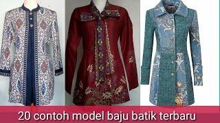 20 CONTOH MODEL BAJU BATIK TERBARU