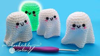 Crochet Amigurumi Ghost - NO SEWING REQUIRED 