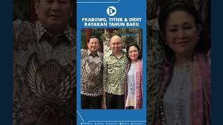 Rayakan Tahun Baru di Bundaran HI, Warga Kaget! Prabowo, Titiek Soeharto, dan Didit Hadir