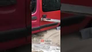 forklift opening door like a pro  #forklift #shorts #funny