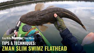 How to Catch Flathead on Soft Plastics - ZMan 2.5" Slim SwimZ