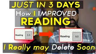 IELTS Reading - Just One Tip and get 8.5 Band ( I really may have to delete the video )